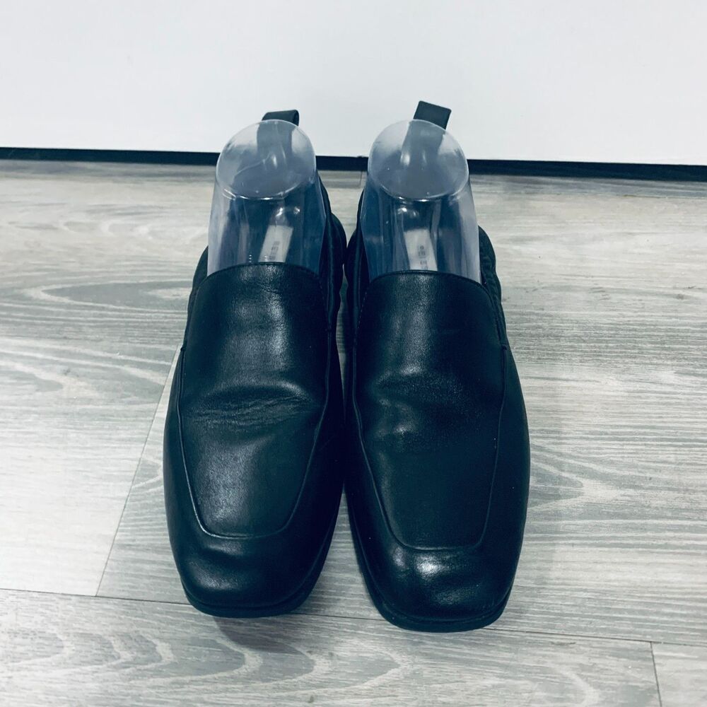 Reiss 9 Black Leather Loafer Ainsley $265 - Picture 2 of 6